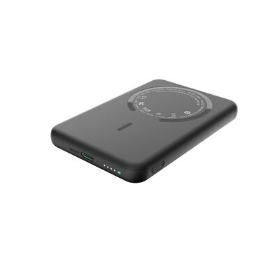 5000mAh Slim Magnetic Portable Power Bank, Compact Magnetic Wireless Charger Powerbank, USB‑C Input & Output, 15W Max Magnetic Wireless Charging (5W/7.5W/10W/15W)