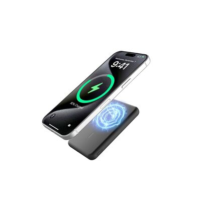 Compact Mini Power Bank 5000mah,Magnetic Wireless Power Bank With Typec PD Port Input Output