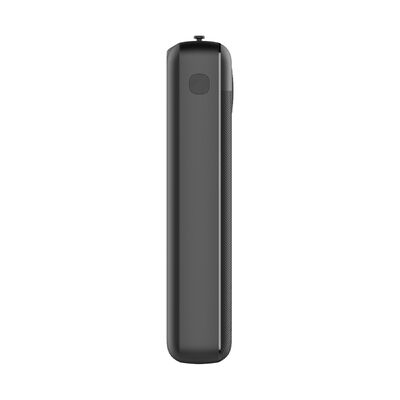 Portable 20000mAh External Battery Pack, 3 Pre‑Built Charging Cables(Type‑C/Lightning/USB), Fast Charge Powerbank with Type‑C Input Output & USB‑A Port, LCD Power Percentage Display