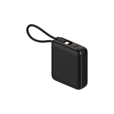 Mini 10000mAh Power Bank 22.5W Fast Charging with Built-in USB-C Cable, LED Digital Display Portable Charger, Ultra-Light 170g Compact Battery Pack for iPhone 16/15 Samsung Galaxy iPad Travel