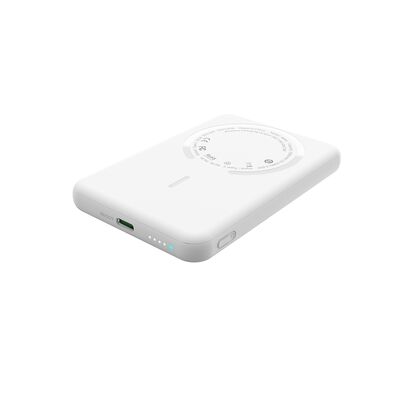 5000mAh Magnetic Wireless Power Bank 15W Max, 22.5W PD Fast Charging with USB C Input/Output, Ultra Compact Mini Battery Pack for iPhone 16/15/14/13/12 Pro Max, Samsung  Galaxy